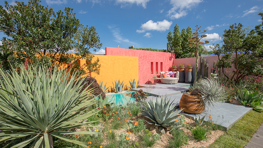 Garden Tour: A Dazzlingly Colourful Outdoor Living Room